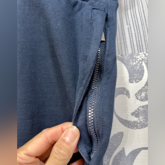 Psycho Bunny Auguste Joggers Evening Blue 100% Cotton $125 Drawstring Cuffs XXL - Picture 3 of 5